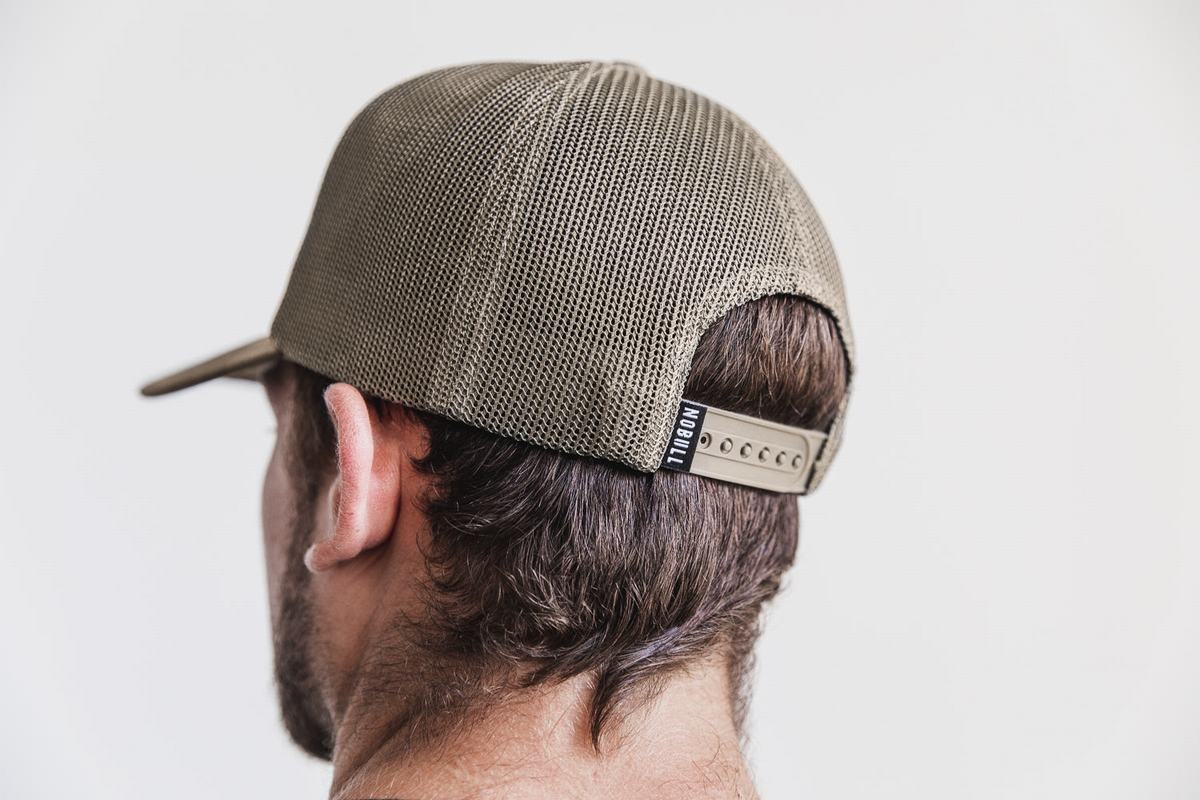 Nobull Crossfit Games® 2022 Curved-Brim Trucker Men's Hats Camo | Australia (GM8302)